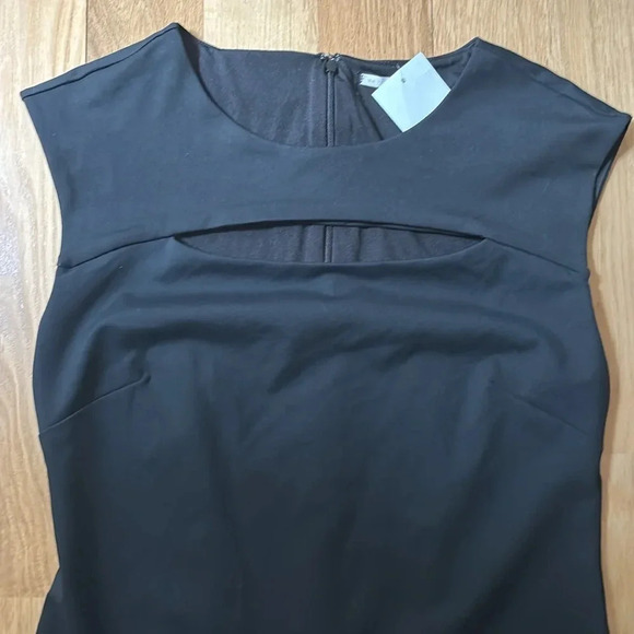 Free People Dress Cutout Black Sleeveless Sheath NWT Size Small - Picture 2 of 7